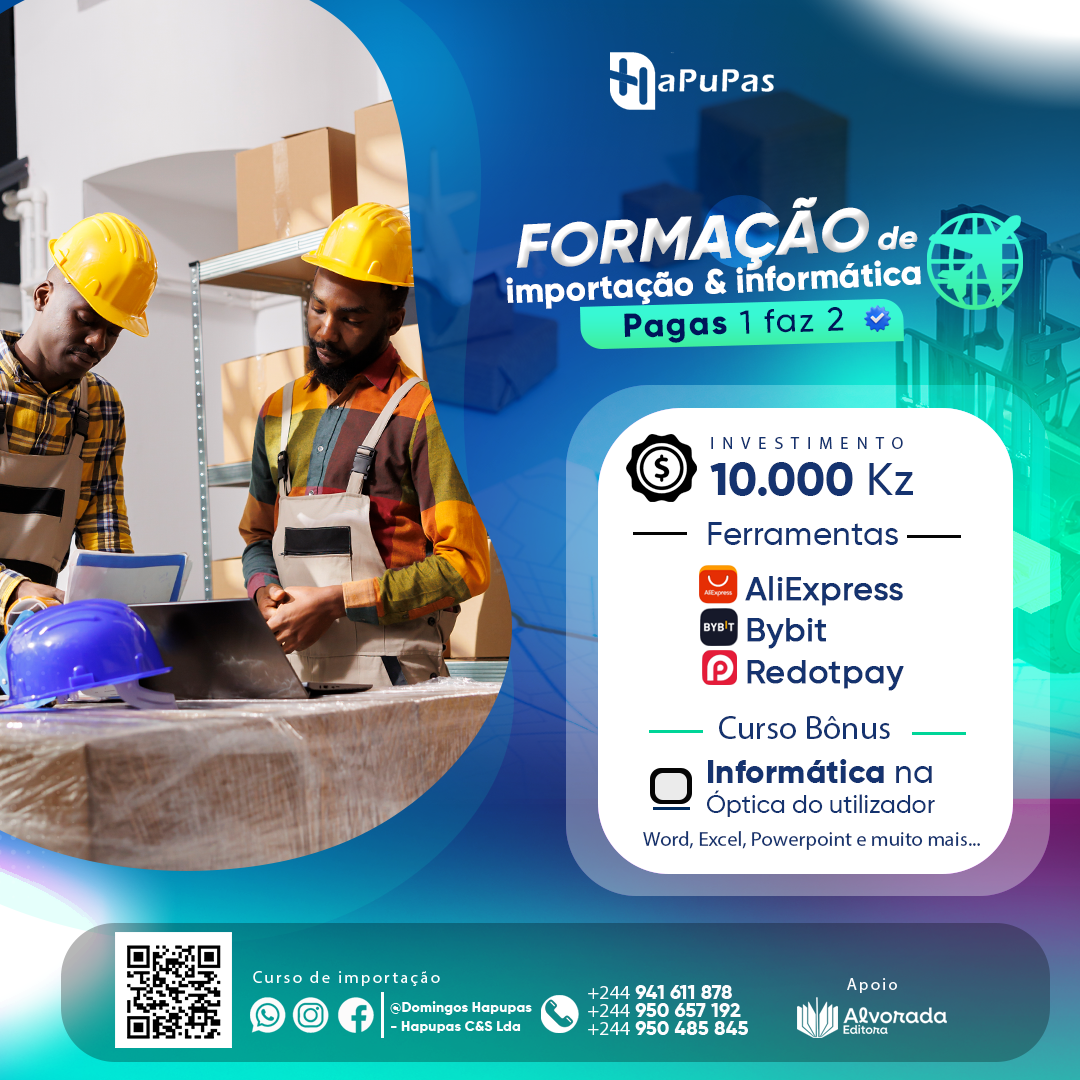 Formação Disponível: Importação & Informática